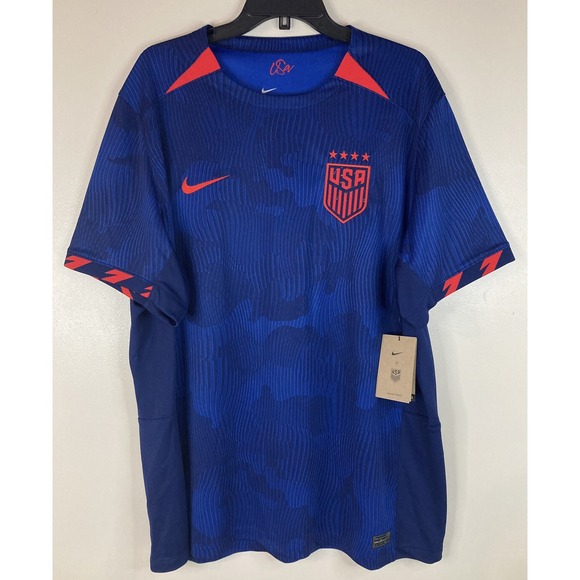 Nike Women's 2023 USA Soccer Team Authentic Jersey Royal Mens XL NWT $95 Dri-Fit - Picture 1 of 11